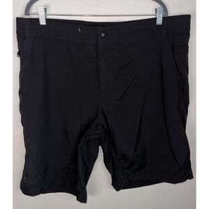 The North‎ Face Nylon Shorts XXL 2XL Black Hiking Hybrid Swim Outdoor Ripstop
